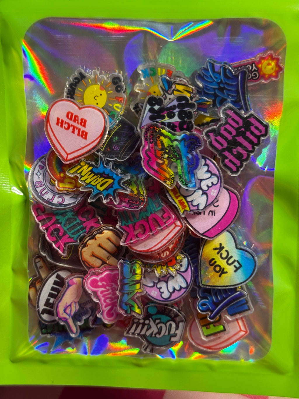 Bad words Mini Flat-back Acrylics