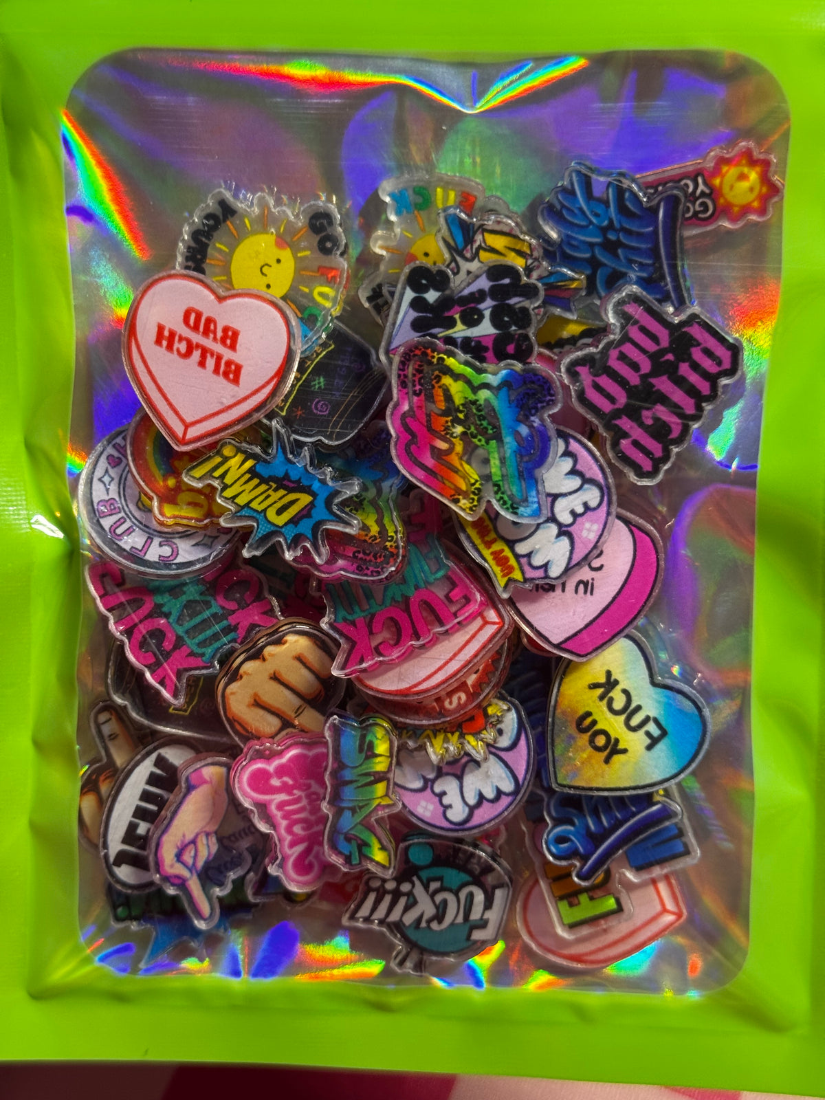 Bad words Mini Flat-back Acrylics