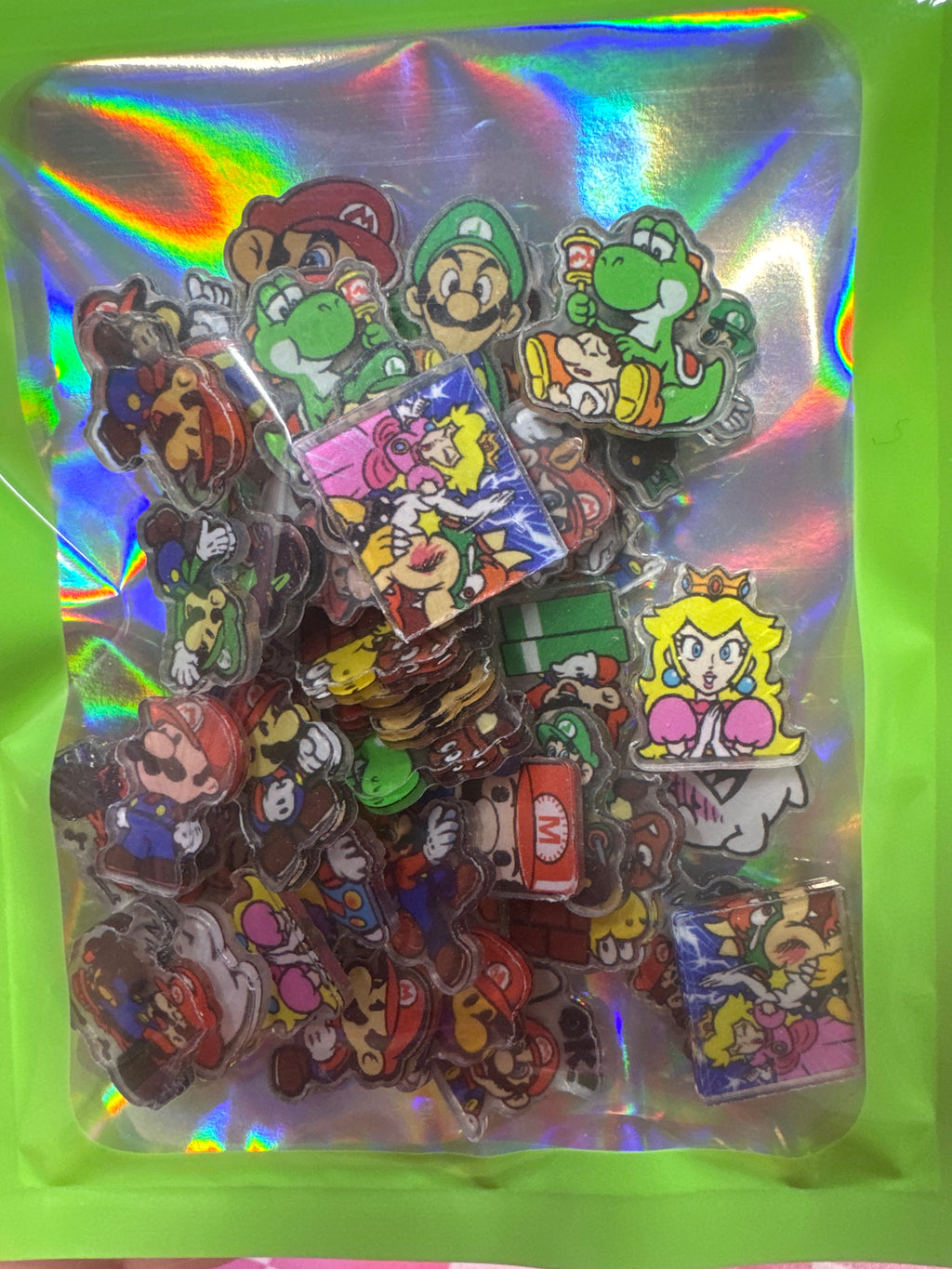 Mario Mini Flat-back Acrylics