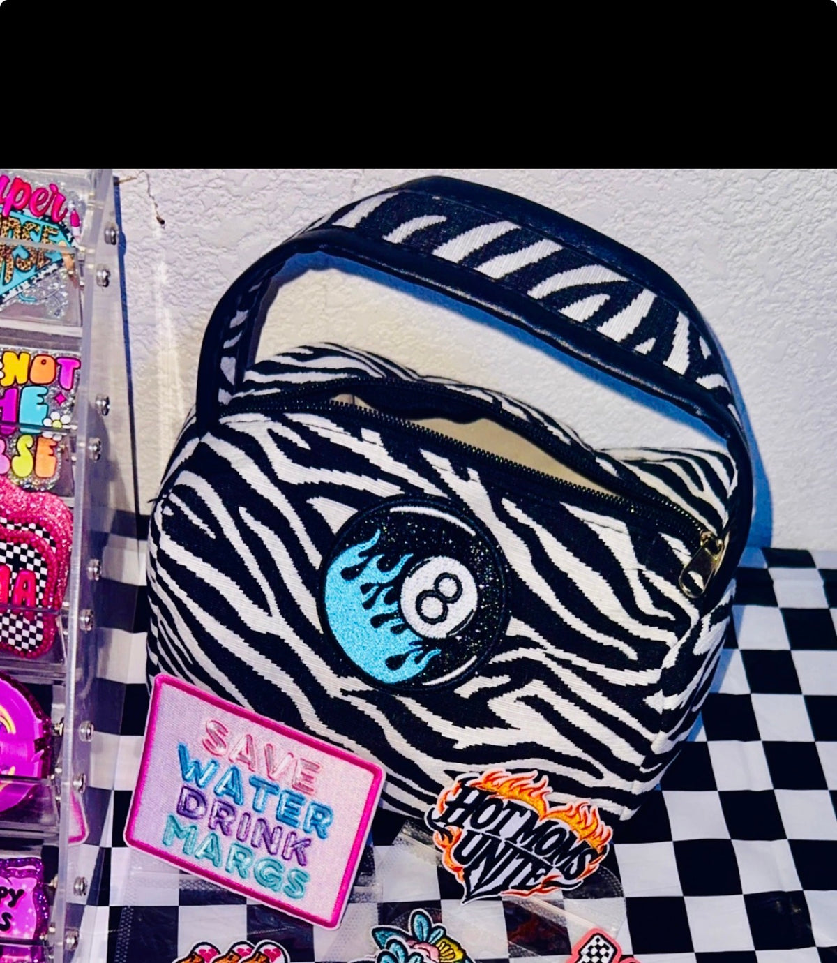 Zebra Cosmetic Bag