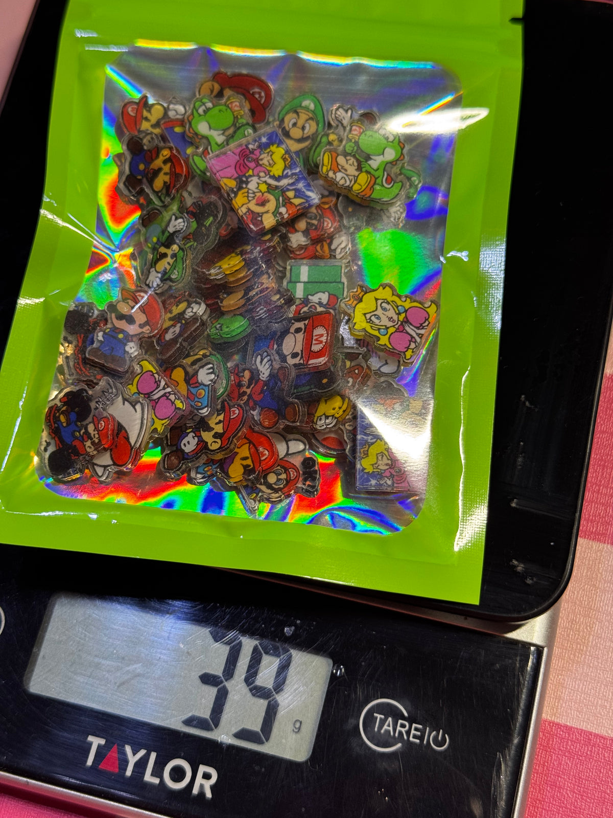 Mario Mini Flat-back Acrylics