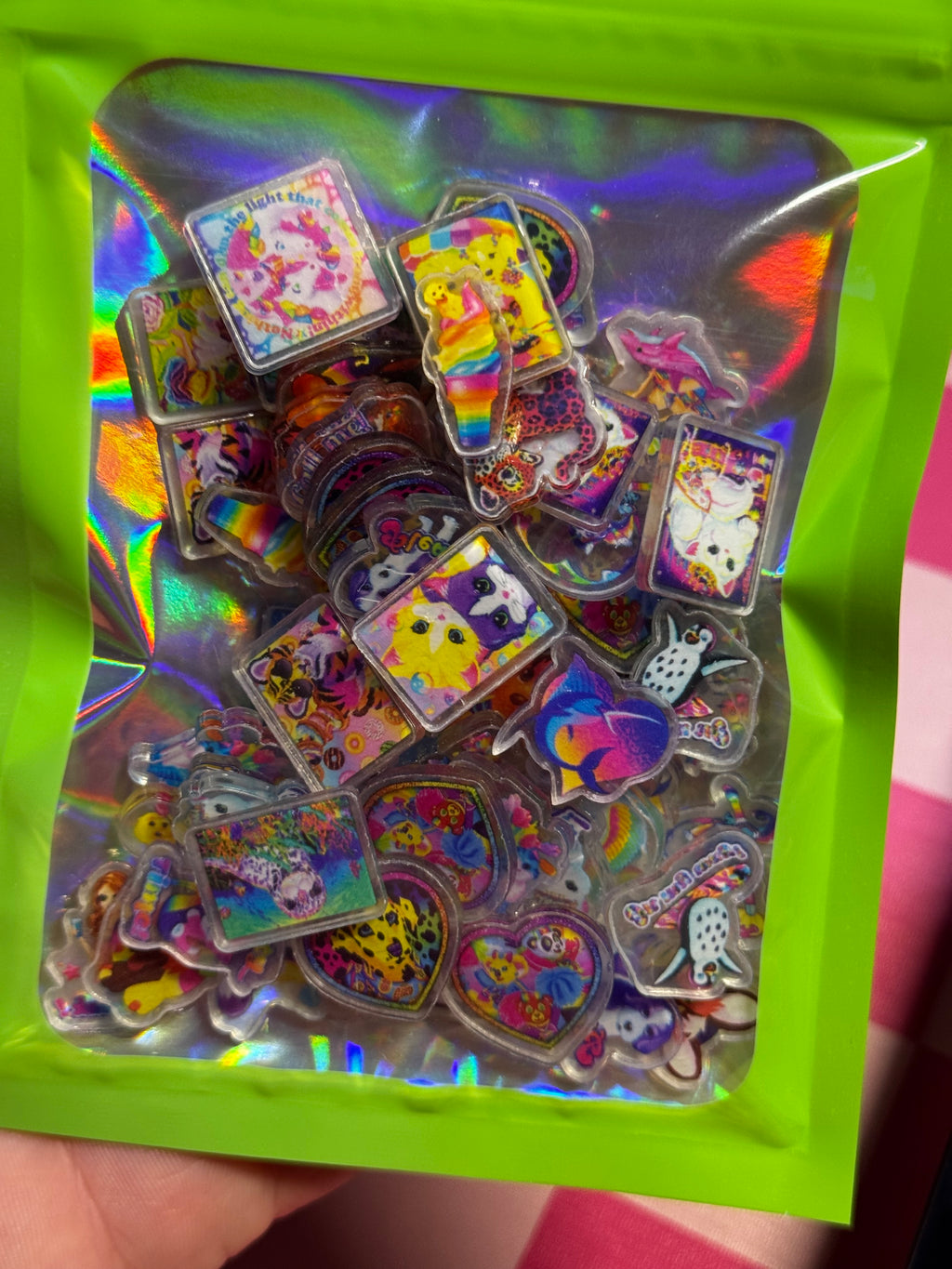 Lisa Frank Mini Flat-back Acrylics