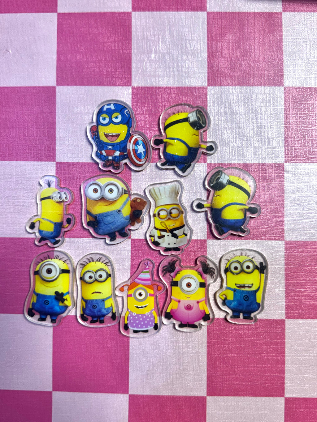 Minions Flat-back Acrylics