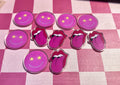 Smiley Flat-back Acrylics