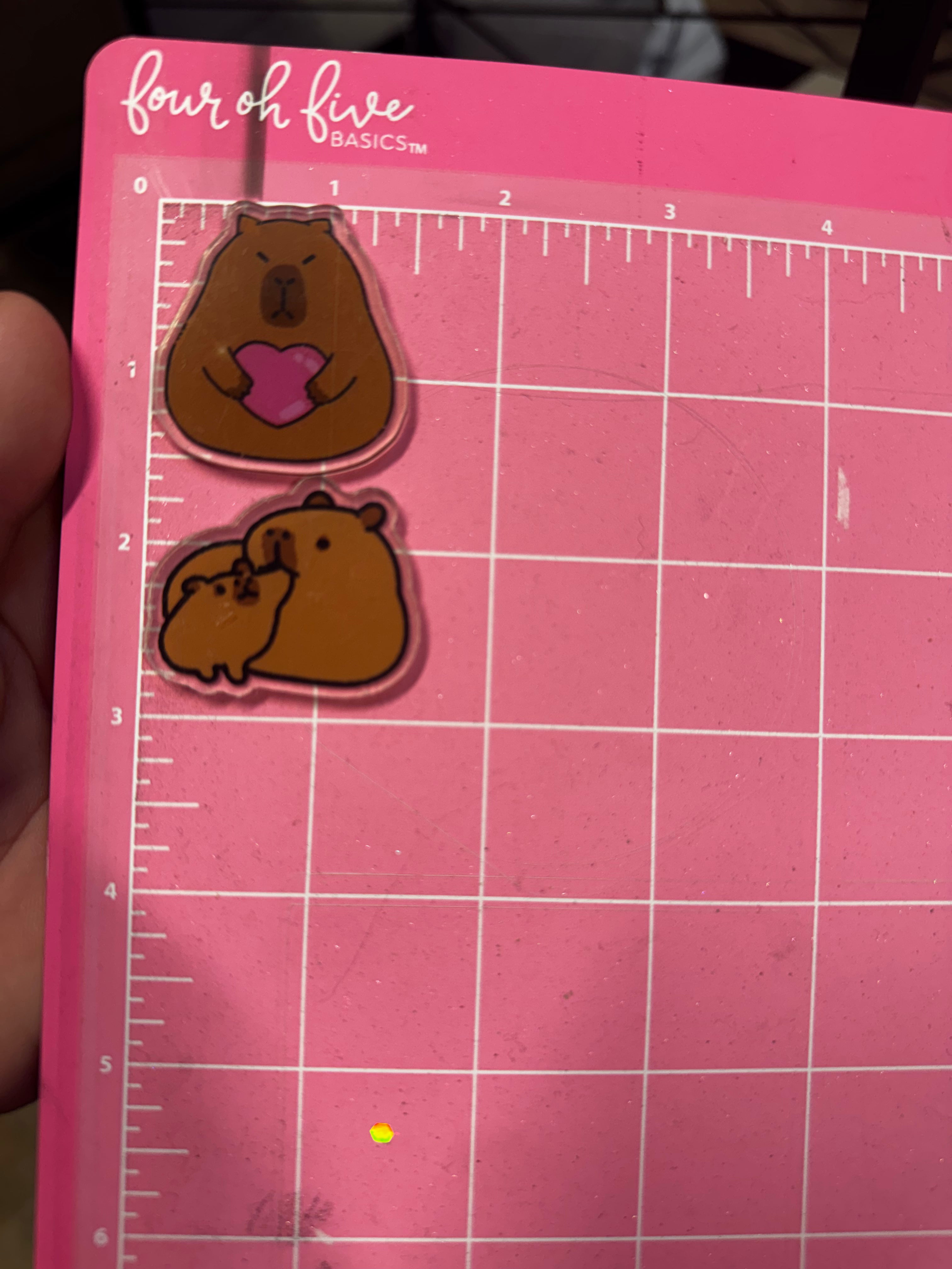 Capybara Flat-back Acrylics